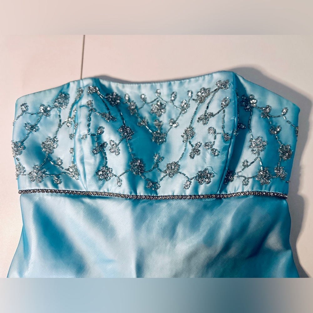 Cach Strapless Gown With Embellished Bodice Light… - image 6